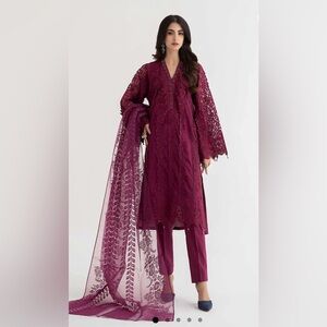 Maria B New Embroidered Dress